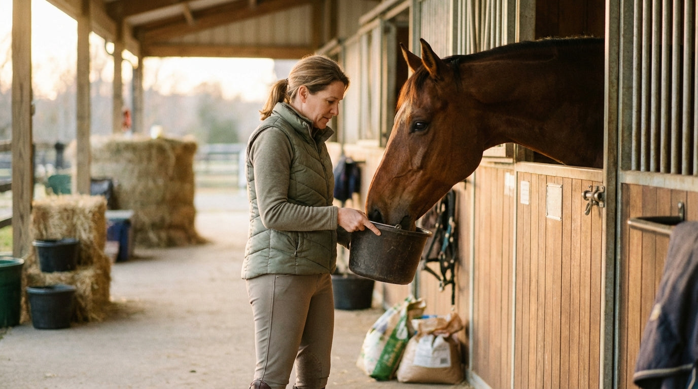 Fesselträgerschaden Pferd Fütterung