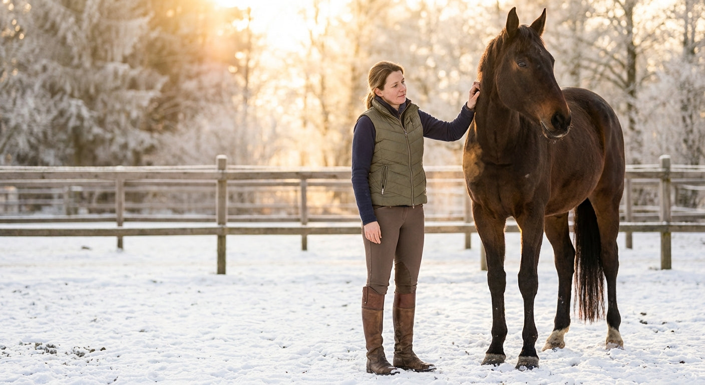 Das Rentnerpferd im Offenstall: Beweglich durch den Winter